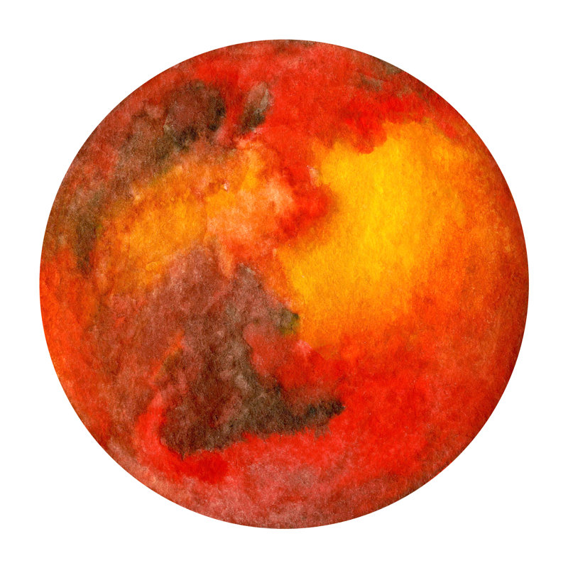 Solar System Planets by Catya_Shok - Wrapped Canvas Print, 61cm H x 91cm W