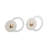 Vertigo Acrylic and Quartz Wall Hangings - Chic Modern Home Decor in 20" and 24" Sizes, Set of 2