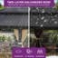 Auvent de toit en aluminium galvanisé double toit rigide 12 x 18 pi-110957394