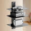 Metal 5.1cm H Media Shelves