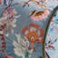 Ted Baker Tropical Birds Printed Velvet Bolster 8"X24" Decorative Pillow Blue