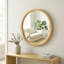 Miroir mural rond en bois massif-696575123-696575125