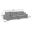 Catasha 116'' Corduroy Sofa-395399129