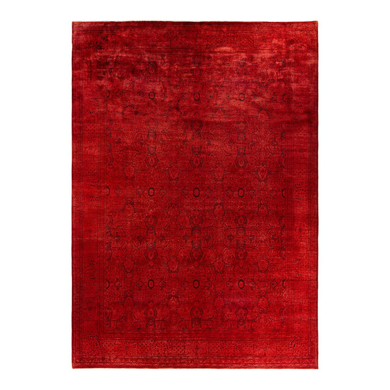 Overyed One-of-a-Kind Rectangle 10'2" X 14'4" Hand Knotted Area Rug