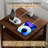 20" Large Nightstand with Charging Station, Solid Round Post Legs, 2 Drawers End Table with Open Shelf-118662942-118662943