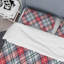 Pink/Red Microfiber 3 Piece Duvet Cover Set-1403349829