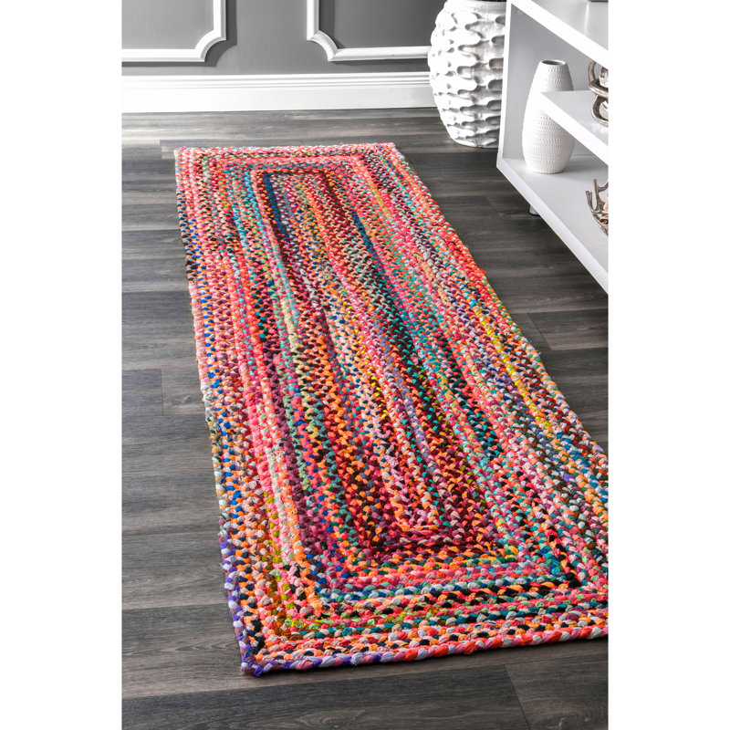 Pulteney Cotton Hand Woven Area Rug, Runner 76 x 244cm