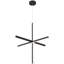 Luminaire suspendu DEL Vega - finition noire-714531855