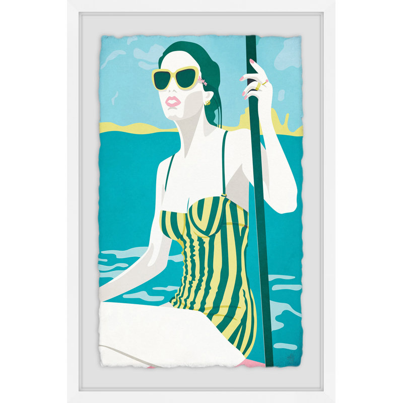 Tripes - Single Picture Frame Painting, 91 cm H x 61 cm W x 4 cm D