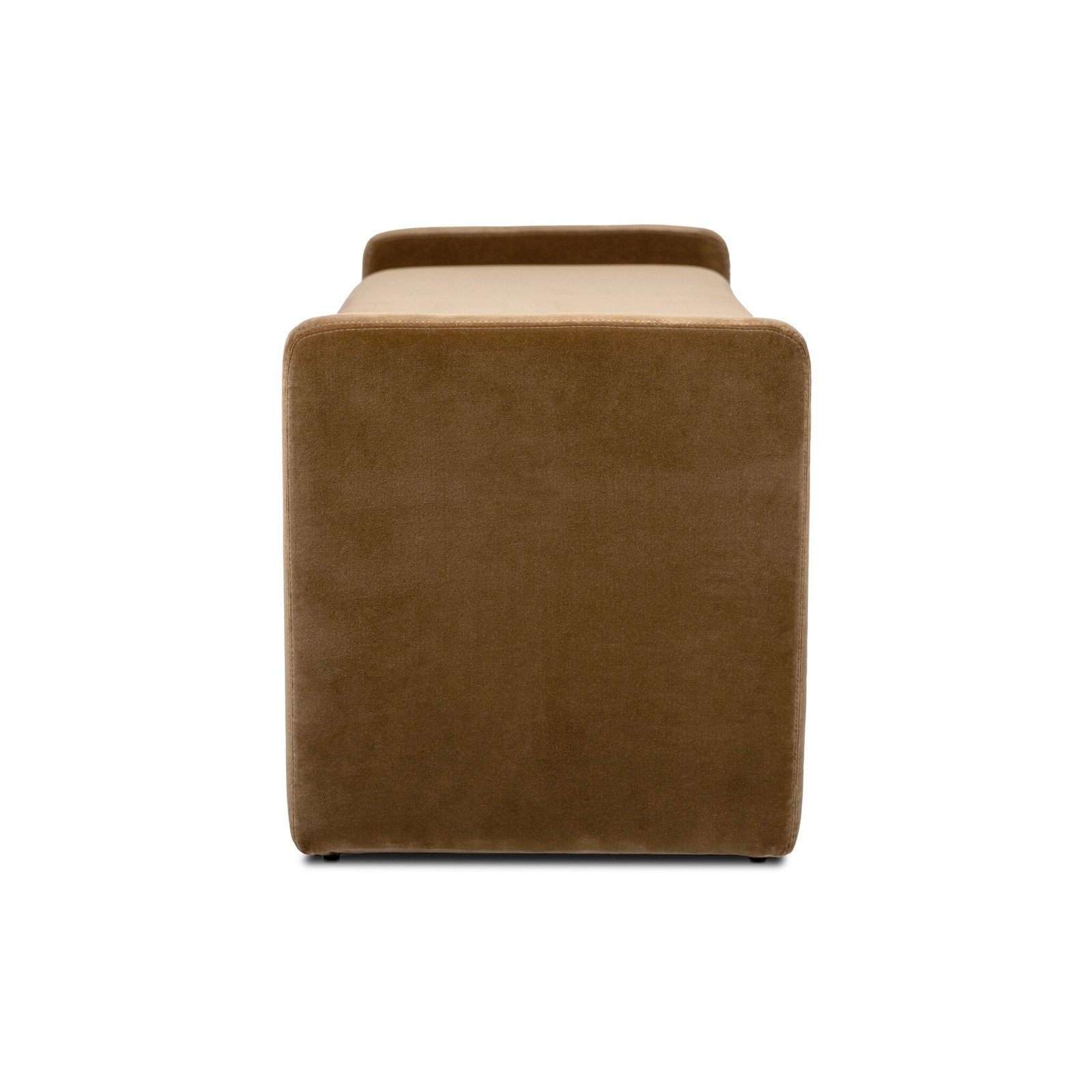 Geordi 70" Boucle Dining Bench, Surrey Ochre
