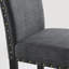 7 tables de salle à manger, 6 tables en épingle à cheveux et 6 chaises, table rustique d'aspect pin foncé, 3 options de couleurs, rectangulaire pour 6 personnes, plateau de table en métal-138159846-138159841