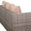 Ashley Range Lille Corner Sofa With Dining Table In Light Grey