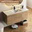 Meuble-lavabo mural simple 48 po avec lavabo intégré, robinet et armoire de salle de bain flottante Farmhouse-1028941585