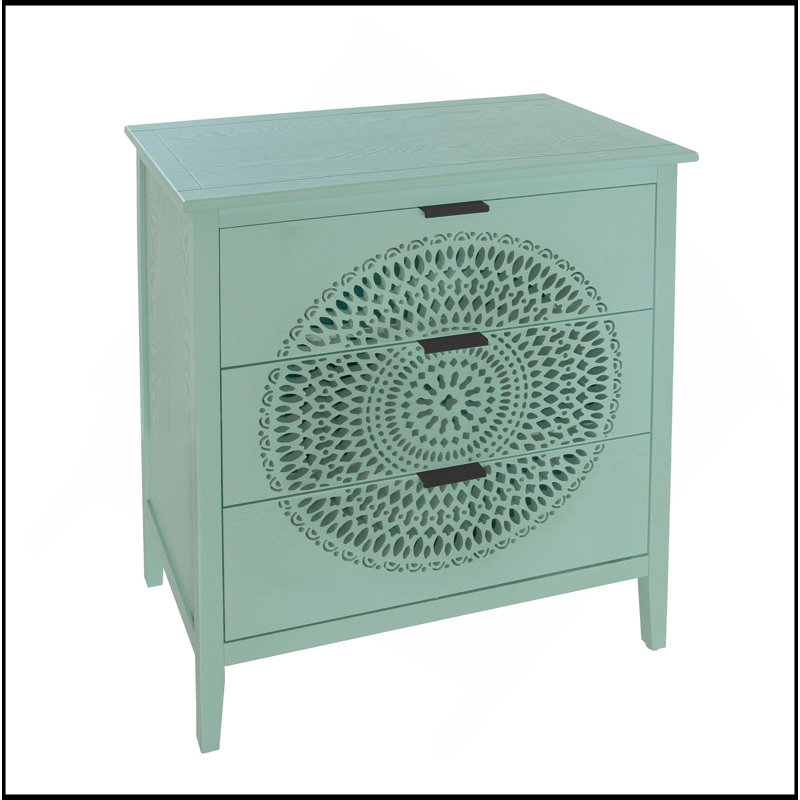 Armoire à 3 tiroirs creux exquis pour un rangement polyvalent