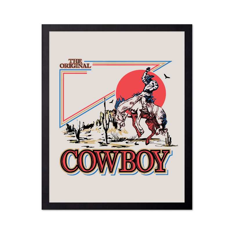The Original Cowboy No2, Unframed, Poster, 08"H x 10"W