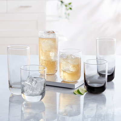 Polaris 16-Piece Tumbler and Rocks Glass Set, Axis