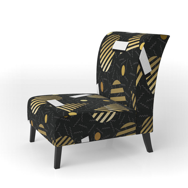 Fauteuil de chambre rembourré Mid-Century