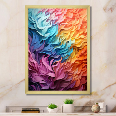 Multicolore Op Art Vibrant Oscillations