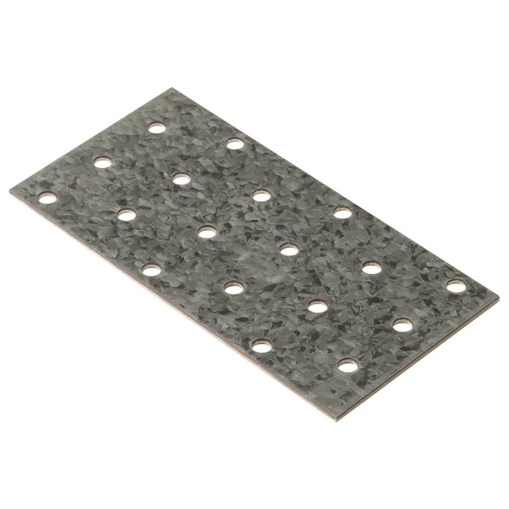 Vidaxl Perforated Plates 40 Pcs 2 Mm 240X60 Mm Galvanised Steel