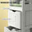 Narrow Bathroom Storage Cabinet