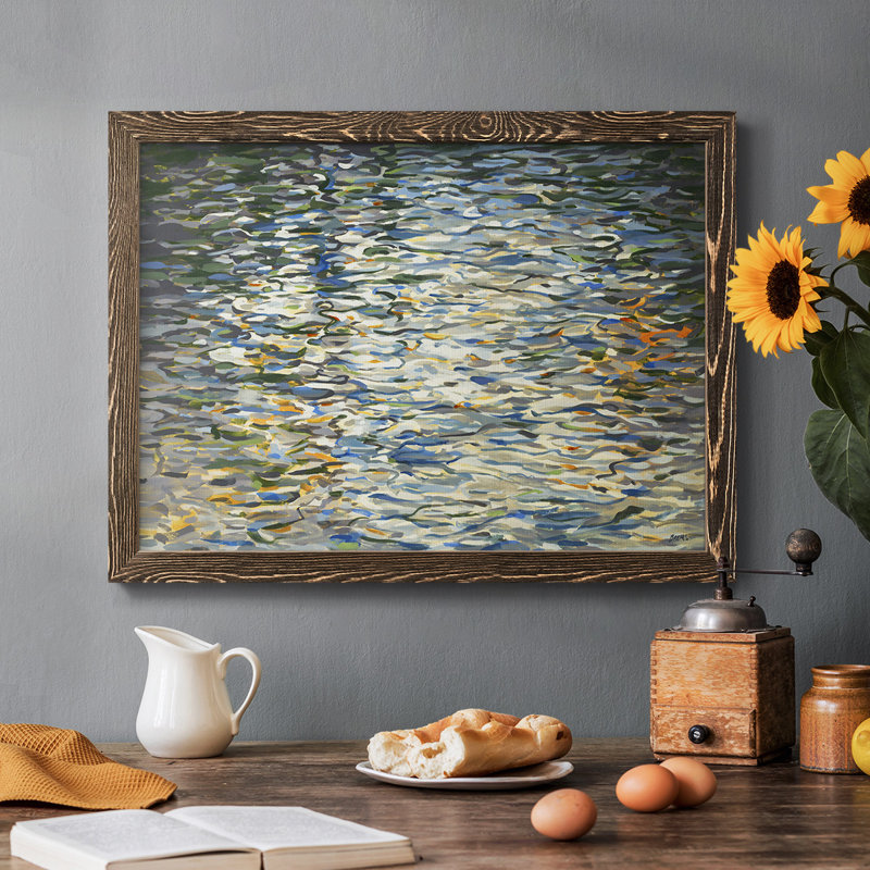 " Water Reflections ", Walnut, 28" H x 42" W x 1.5" D
