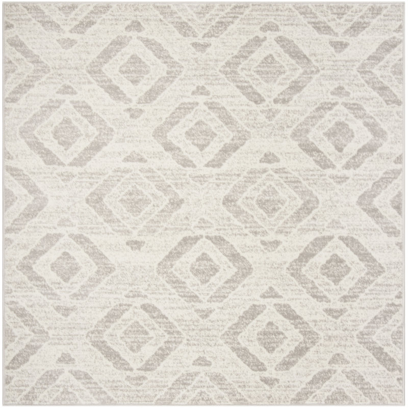Cohan Performance Geometric Rug, Square 6'7"