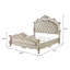 Lit tapissier capitonné Arinah beige et champagne-1744216246