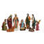 Crèche de Noël de 38 cm de haut, 12 figurines, décorations de Noël-1577060742