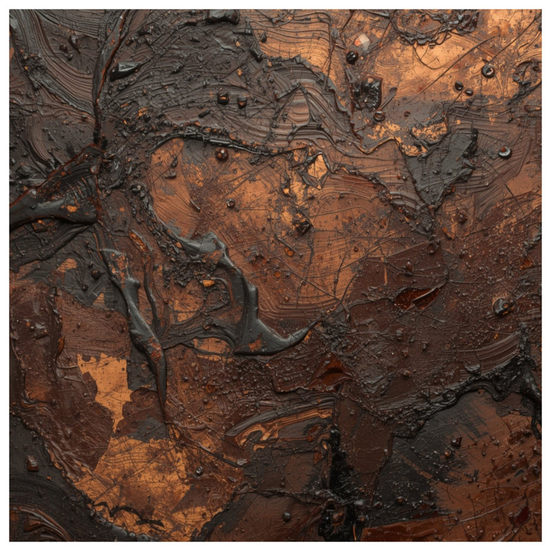 Textured Copper Surface Blankets, 50in W x 60in H