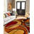 Cafe Performance Brown/Red/Gray Rug-311016469