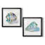 Malecon Shell III - ensemble de 2 reproductions d'art sur toile tendue-580637231-580637228-580637264