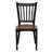Jophy Vertical Back Metal Restaurant Chair-1971726450