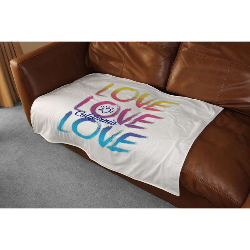 Couverture Love California, 30 po x 40 po