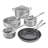 ZWILLING Energy Plus 10-Piece Stainless Steel Ceramic Nonstick Cookware Set