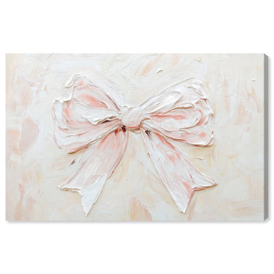 Relief Ribbons Canvas Fashion Wall Art