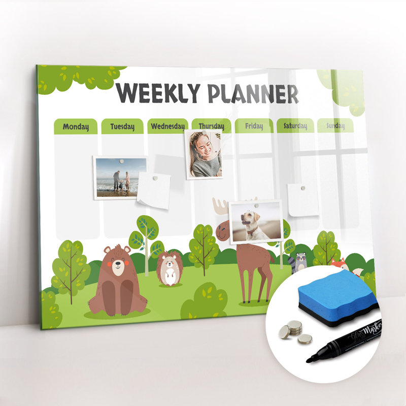 Magnetic Glass Dry Erase Board