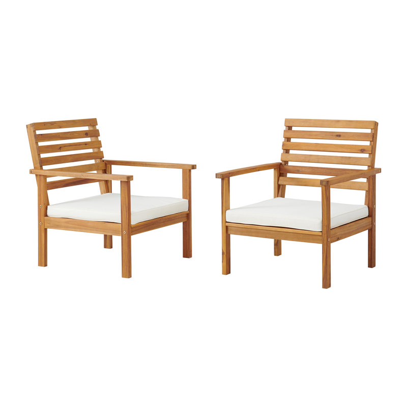 Chaise de patio avec coussins