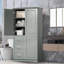 Grande armoire de rangement avec tiroirs et tablettes réglables, haut organisateur autoportant de 62,2 po pour la salle de bain, la cuisine ou le bureau-63274356