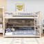 Wood Bunk Bed with Shelves and Lights-978687203-978687206