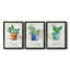 «Pots Basil», ensemble de 3 impressions sur toile tendue-241935300-241935326