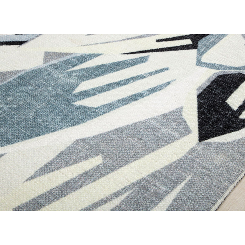 Tapis moderne Maisie Dahlia, Rectangle 7 pi 10 po x 10 pi 10 po