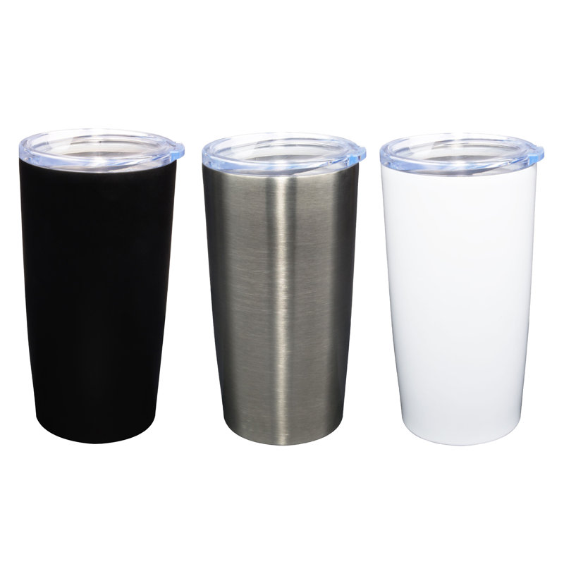 20 oz. Gobelet de voyage en acier inoxydable isolé sous vide, Oui