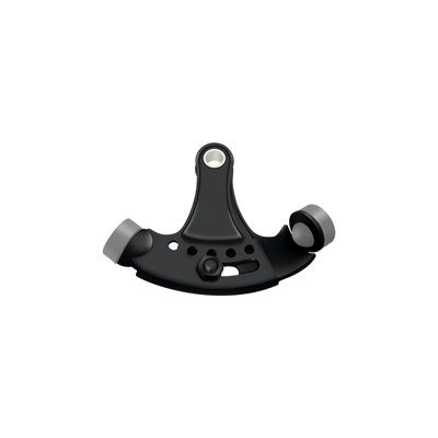 Deltana HPA69U19 Hinge Pin Stop, Hinge Mounted, Adjustable in Paint Black