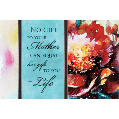 Mothers Give Life - Wrapped Canvas Painting