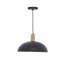 Krumm 1 - Light Black Dome Pendant