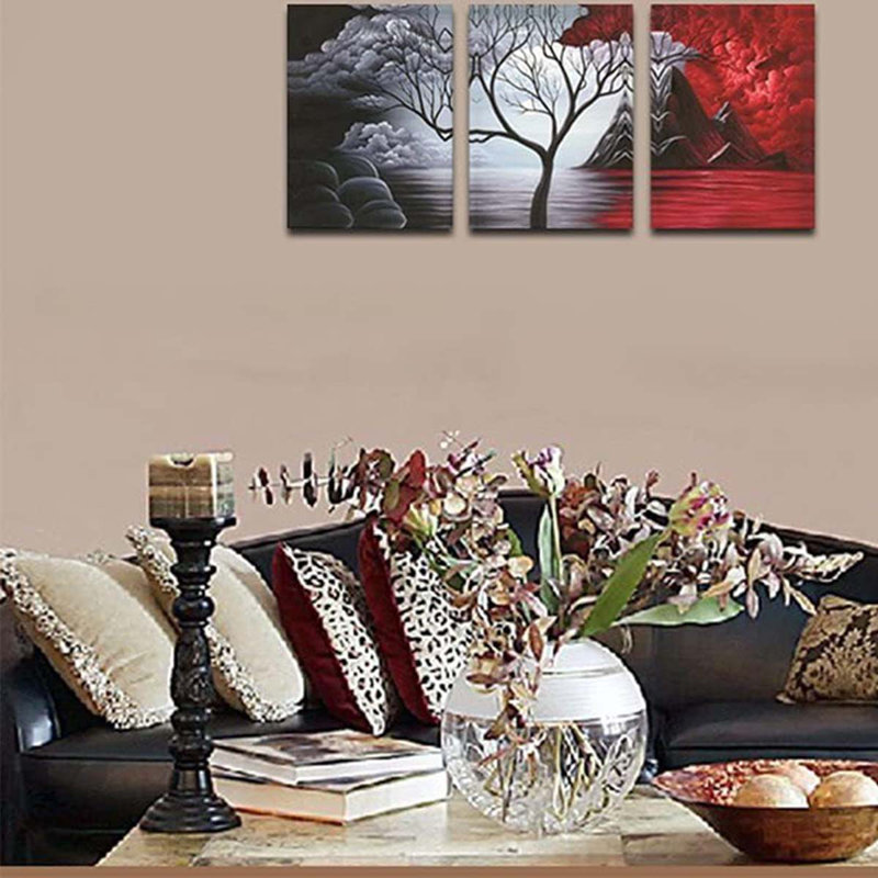 3 Piece Wrapped Canvas Print, 30 cm H x 40 cm W