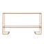 Narrow Console Table, Gold With Mirror-1852135217