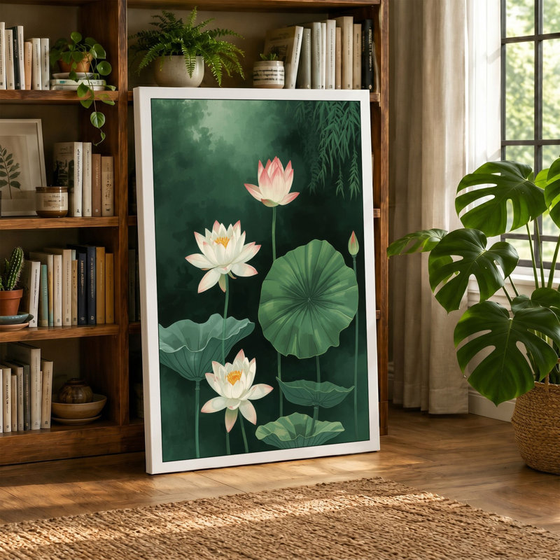 Print, 36x24 - 91.4 x 61.0 cm, Teal Border