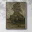 «Vintage Landscape CLxxiv», reproduction encadrée - bois massif