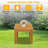 Brijette Square Fir Outdoor Side Table , 17.91'' in. W 17.91'' in. D